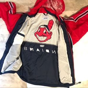 VINTAGE Cleveland Indians Starter Windbreaker